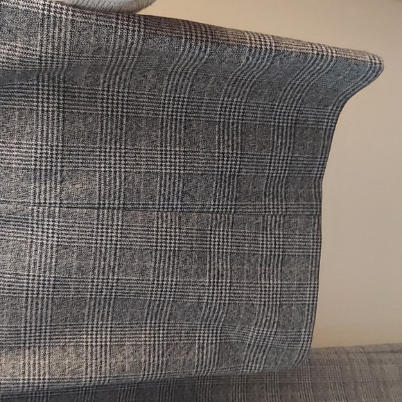 LOFT Julie Trouser In Black and White Plaid 10 - Picture 6 of 13